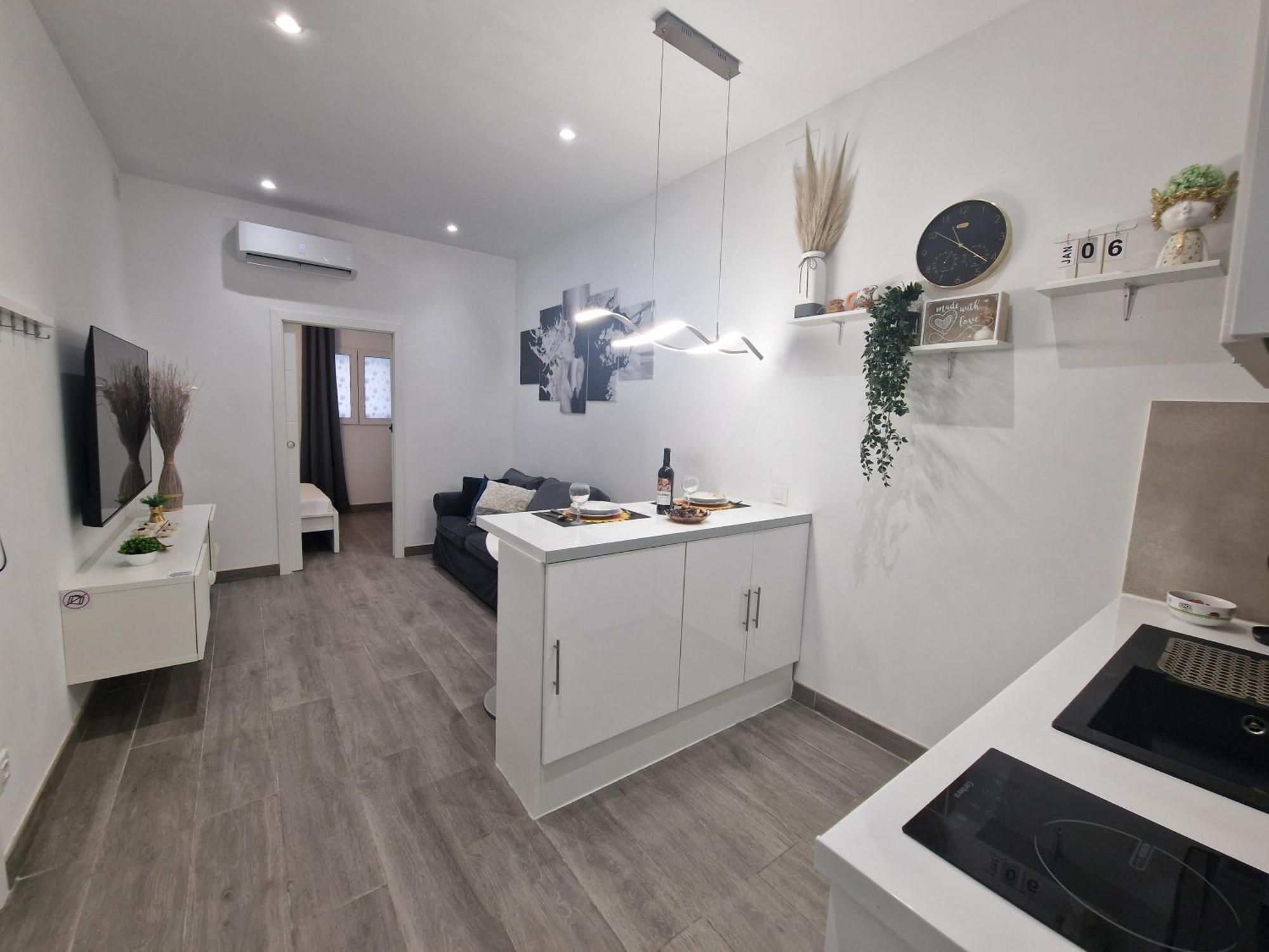 Ferienwohnung Barcelona, Apartamento De 1 Habitacion L’Hospitalet de Llobregat Exterior foto